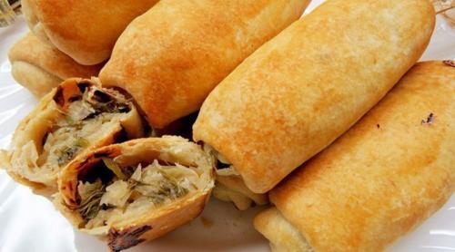 Хрустящие трубочки с капустой. Очень советую их попробовать!