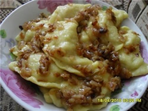 Заварное тесто на вареники для заморозки. 