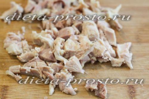 Запеканка из цветной капусты с курицей в мультиварке