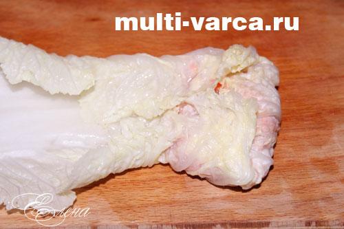 Голубцы из пекинской капусты в мультиварке