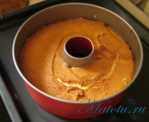 Бисквит на белках с заварным кремом. Бисквит на белках, он же ангельский бисквит