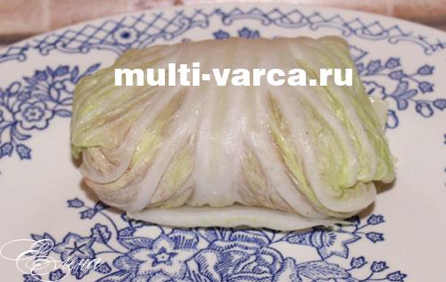 Голубцы из пекинской капусты в мультиварке