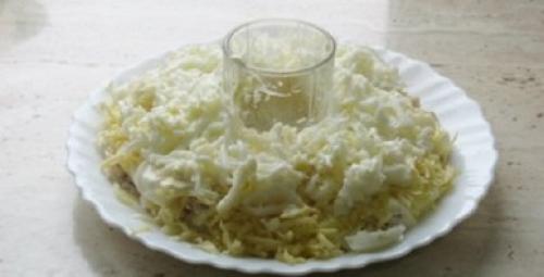 Малахитовый браслет салат с курицей. Салат "Малахитовый браслет"