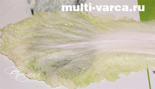 Голубцы из пекинской капусты в мультиварке