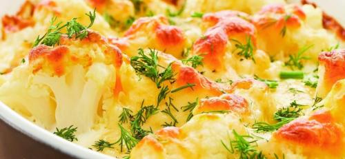 Потрясающая запеканка из цветной капусты с курицей