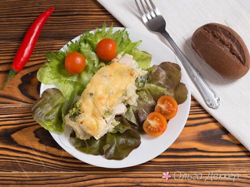 Цветная капуста с курицей. Запечём куриную грудку с цветной капустой – получим низкокалорийное объедение