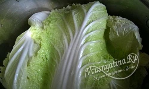Голубцы из пекинской капусты с грибами. Рецепт 2: голубцы из пекинской капусты с фаршем