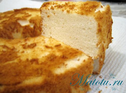 Бисквит на белках с заварным кремом. Бисквит на белках, он же ангельский бисквит