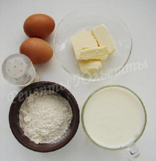 Заварное тесто на вареники на молоке. Заварное тесто на молоке для вареников