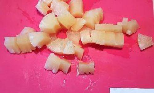 ПП салат с курицей и ананасом