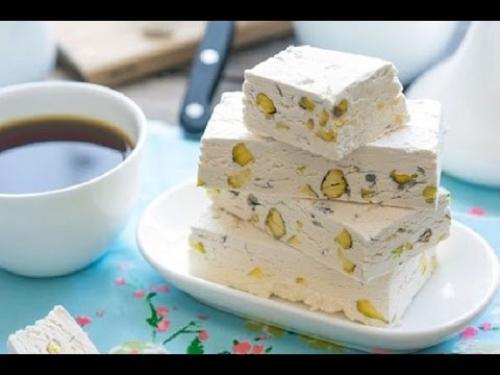 Нуга с орехами и клюквой. Нуга с орехами