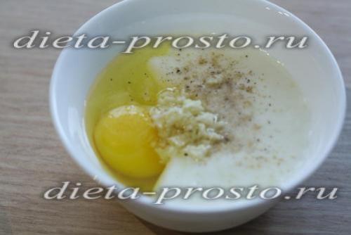 Запеканка из цветной капусты с курицей в мультиварке