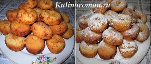 Творожные бублики или пончики. Рецепт 3: воздушные пончики из творога в масле