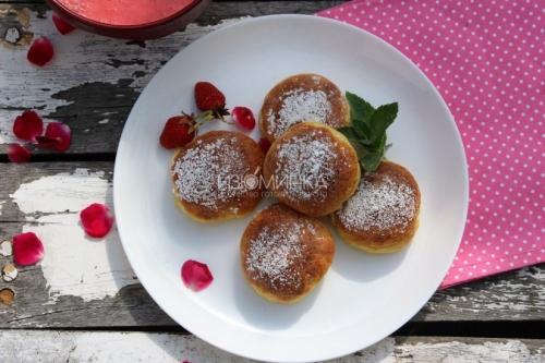 Творожные пончики в духовке