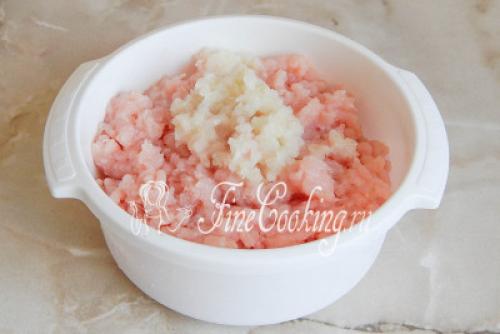 Куриные котлеты с сыром. Приготовление блюда по шагам: