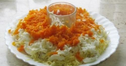 Малахитовый браслет салат с курицей. Салат "Малахитовый браслет"