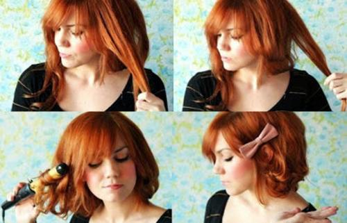 Как сделать каре из длинных волос. Короткие волосы без стрижки: узнай, как! 24 Как сделать каре из длинных волос. Короткие волосы без стрижки: узнай, как! 24