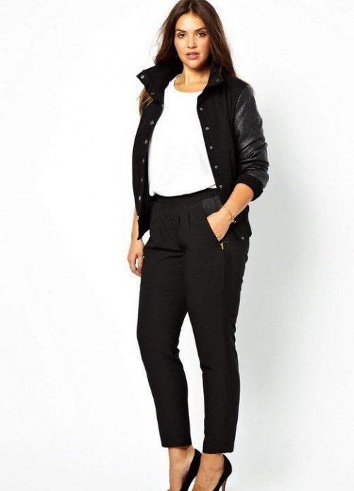 Модели женских брюк для полных. Стильные модели и фасоны брюк для полных женщин, с чем их лучше носить