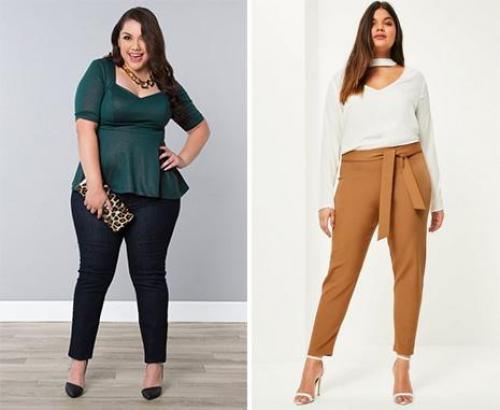 Модели женских брюк для полных. Стильные модели и фасоны брюк для полных женщин, с чем их лучше носить