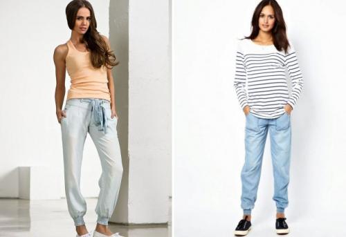 Как называются женские джинсы с резинкой внизу? Женские джинсы на резинке 2019 03