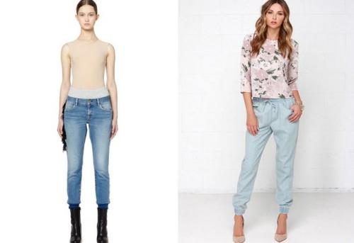 Как называются женские джинсы с резинкой внизу? Женские джинсы на резинке 2019 04