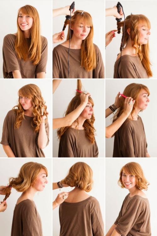 Как укоротить волосы с помощью ленты. Вот так магия: как сделать прическу каре без стрижки волос (+ВИДЕО)