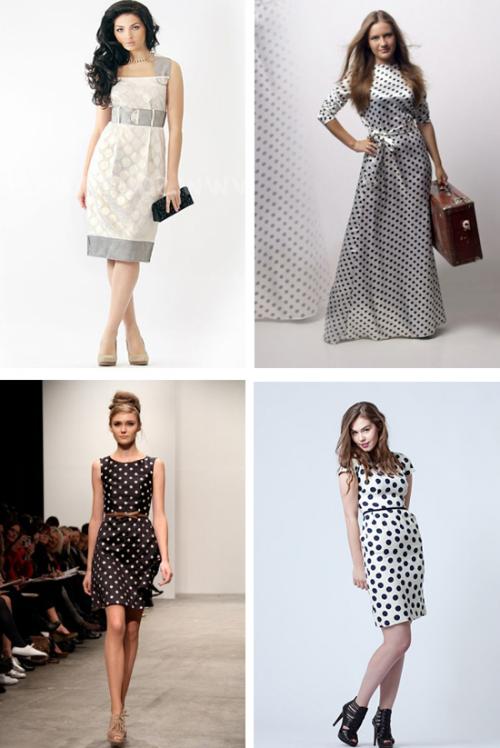 Макияж для платья в горошек. Платье в горошек + 150 фото модных платьев
