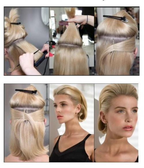 Как сделать каре из длинных волос. Короткие волосы без стрижки: узнай, как!