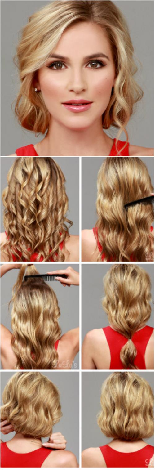 Как сделать каре из длинных волос. Короткие волосы без стрижки: узнай, как!