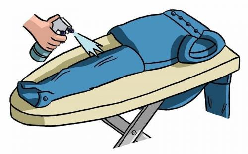 Как погладить рубашку из 100% хлопка. Как правильно гладить рубашку