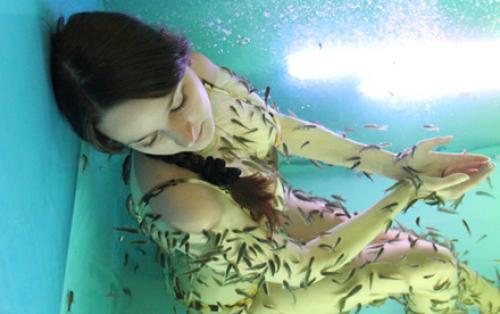 Рыбки для маникюра. Маникюр и педикюр рыбками. Fish маникюр