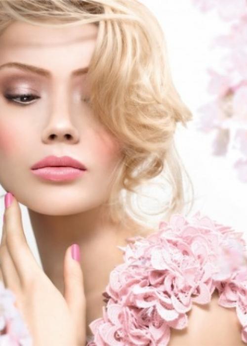 Макияж к бежевому платью. Макияж под бежевое платье 04