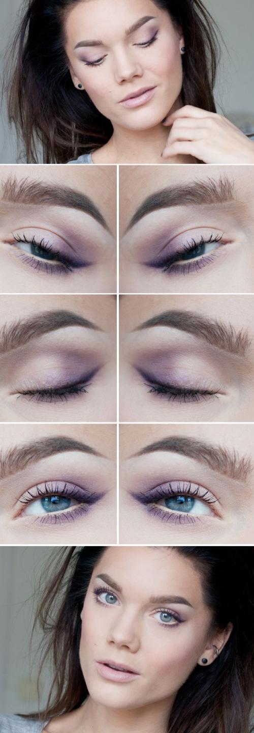 Дневной макияж для голубых глаз. Беспроигрышный вариант дневного мейк-апа 06 Дневной макияж для голубых глаз. Беспроигрышный вариант дневного мейк-апа 06