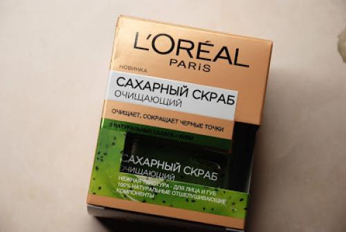 Сахарный скраб для лица лореаль. L'Oreal Paris Сахарный скраб для лица, очищающий, сокращающий черные точки