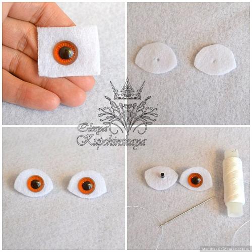 Как сделать глаза для вязаной куклы. Оформление глазок для вязаной куколки