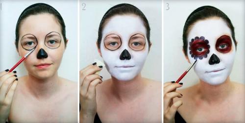 Как наносить грим на лицо. Пошаговое выполнение белого грима для лица своими руками