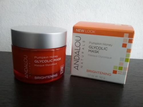 Маска с тыквой андалу. Осветляющая гликолиевая маска с тыквой и мёдом от Andalou Naturals