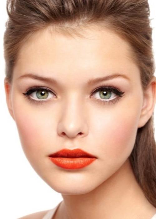 Макияж под красное платье. Макияж к красному платью 05