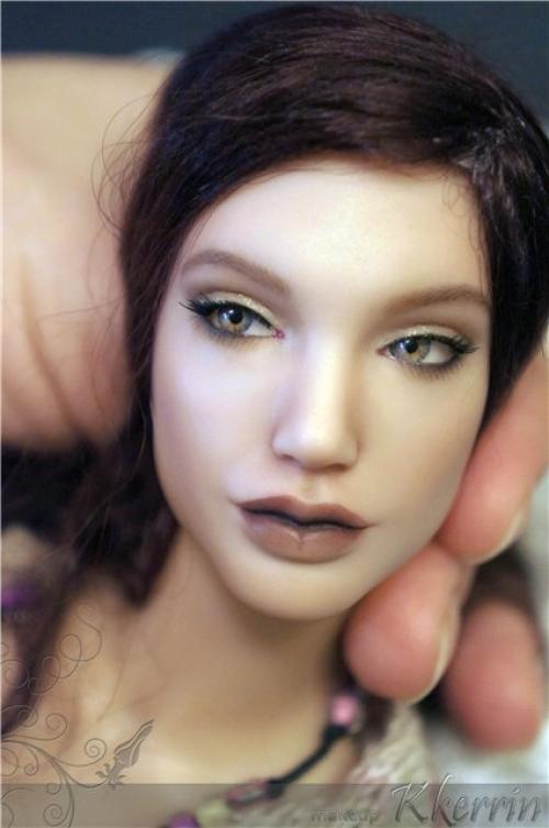 Макияж куклы для ребенка. Кукольный мейкап (make-up, face-up doll). Как сделать макияж куклы своими руками. Фото, видео