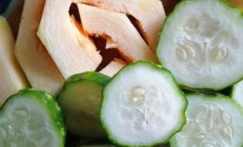 Лед из сока кабачка. Рецепт домашнего свежевыжатого сока из кабачка и огурца