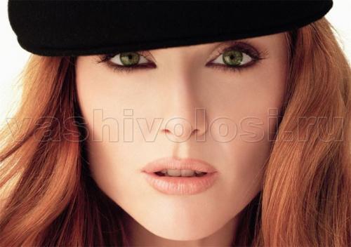 Тени для голубых глаз и рыжих волос. Кому идет рыжий цвет