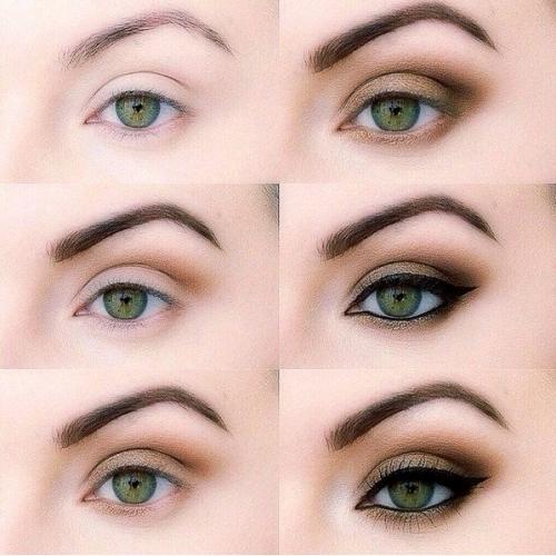 Смоки айс под зеленое платье. Варианты мейк-апа