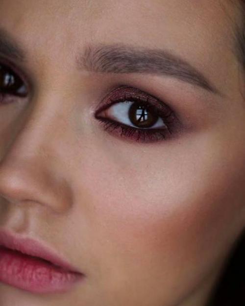 Оранжевая тушь для ресниц. Макияж с бордовой тушью для ресниц: 13 идей