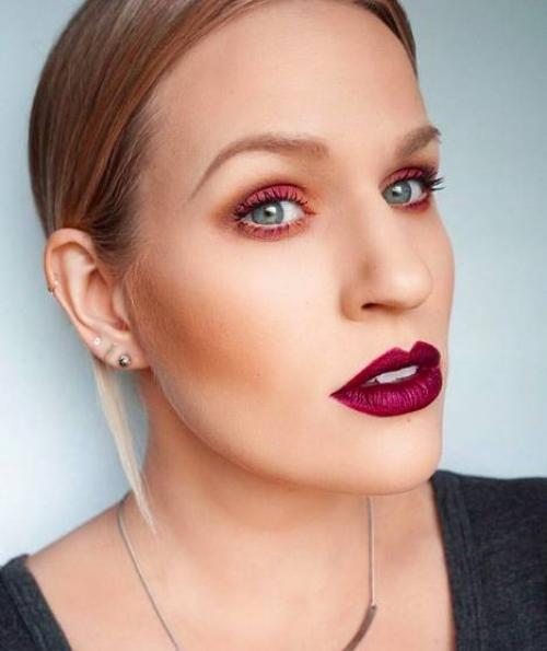 Оранжевая тушь для ресниц. Макияж с бордовой тушью для ресниц: 13 идей