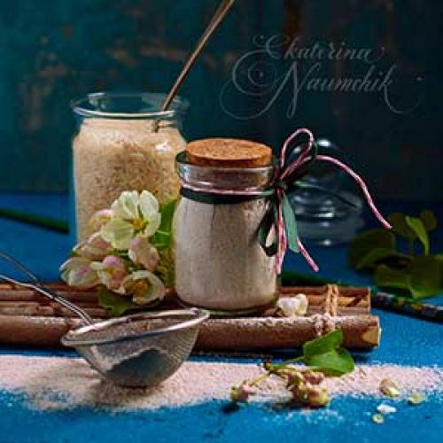 Скраб для лица рисовый. Рисовый скраб для лица