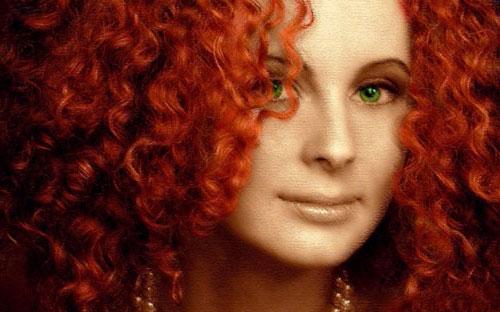 Макияж под рыжие волосы. Зеленоглазым прелестницам