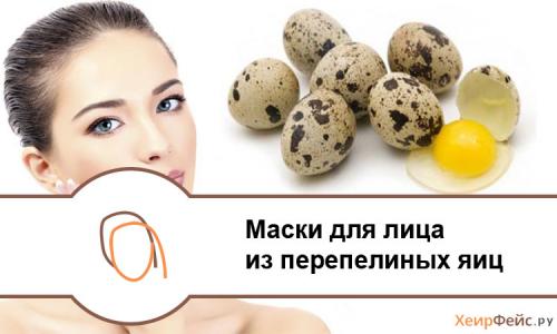 Маска для лица из перепелиных яиц в домашних условиях. Маски из перепелиных яиц для лица