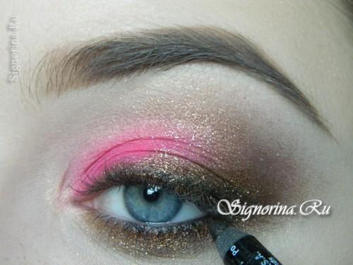 Макияж к розовому платью. Эффектный макияж под розовое платье: урок пошагово с фото 11