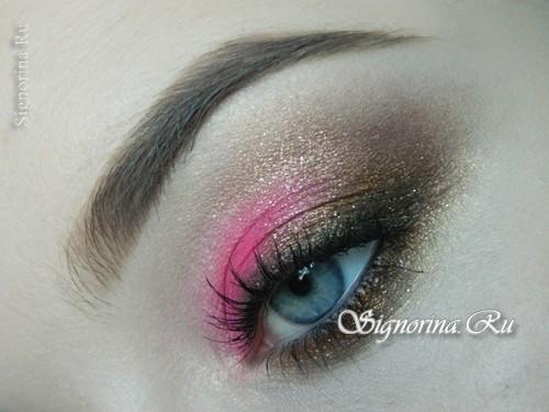Макияж к розовому платью. Эффектный макияж под розовое платье: урок пошагово с фото 14