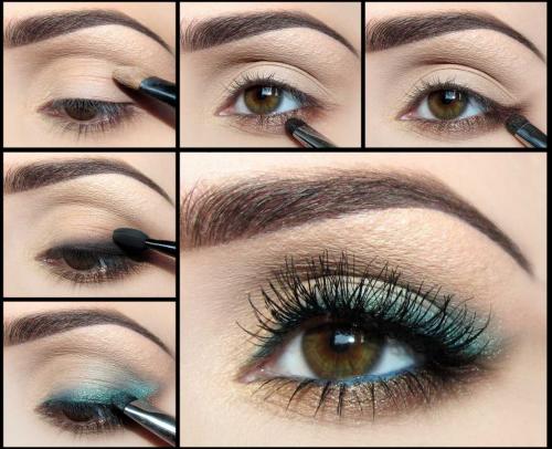 Макияж для брюнеток с карими глазами дневной. Правила наложения макияжа 14